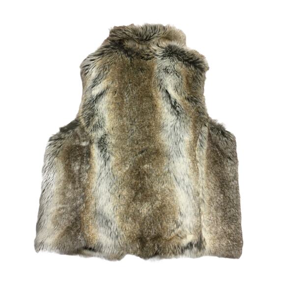 Weatherproof Vest Reversible Faux Fur‎ Outerwear Women's Medium Black Brown Zip - Picture 12 of 12